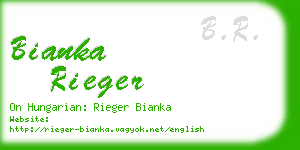 bianka rieger business card